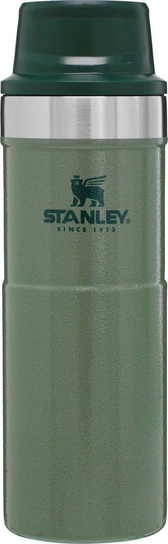 Stanley - The Trigger-Action Travel Mug 0,47L Thermosbeker Hammertone Green