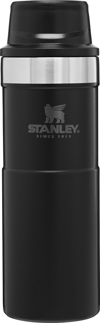 Stanley - The Trigger-Action Travel Mug 0,47L Thermosbeker Mat zwart